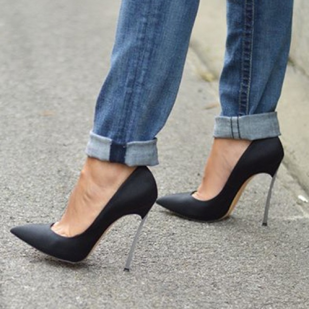 Casadei Blade Heel Classic Soft Leather